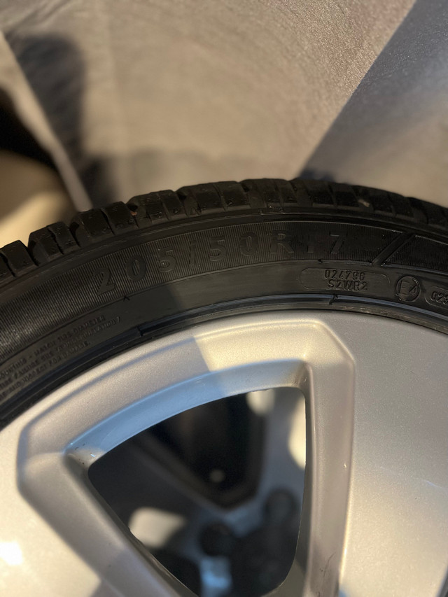 4 Audi OEM Wheels and Winter Tire. in Tires & Rims in City of Halifax - Image 2