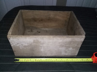Old Vintage Wooden Crate 12" X 9" X 6"