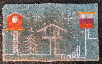 Exterior Christmas Door Mat, View more