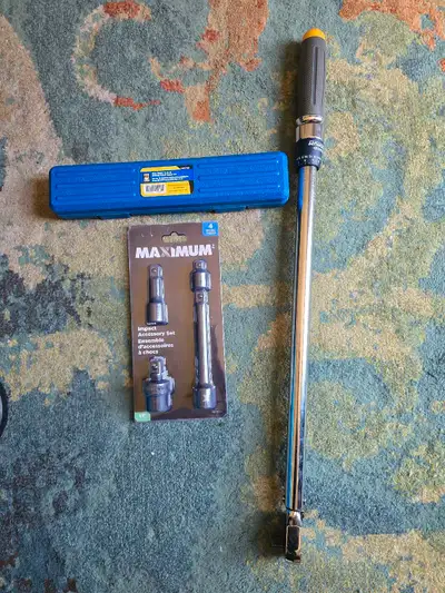 Mastercraft Maximum 1/2 inch Drive Torque Wrench + Accessories, View more
