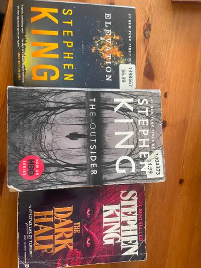 3 Stephen King books, View more