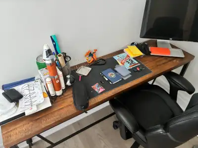 Industrial Style Computer Desk, View more