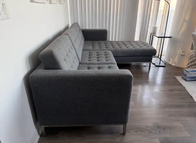 Modern Grey Sectional Sofa