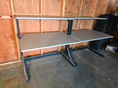 Table de travail de qualité industriel...meuble furniture desk, View more