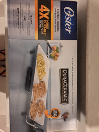 Oster Electric Griddle Dura Ceramic with keep warm - brand new