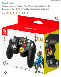Nintendo Switch Battle Pad (Zelda) GameCube-Style Controller