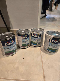 Various quarts of paint