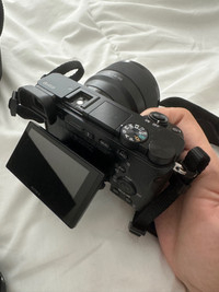 Sony A6000 camera and Sony 50mm lens