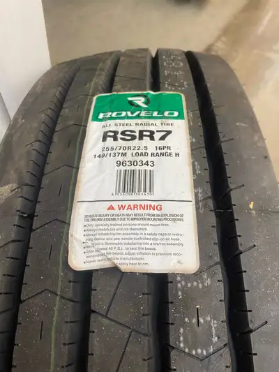 I have 8 brand new RSR7 long range H tyres Looking to sell $1800