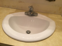 Bathroom sink,medicine cabinet, faucet