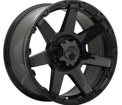 New BARRETT Gloss Black 17x8.0 6x139.7 Offset: 20 Hub: 108.1 winter approved $ 750 plus hst per set...
