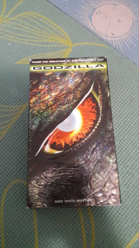 Godzilla 1998 VHS Tape