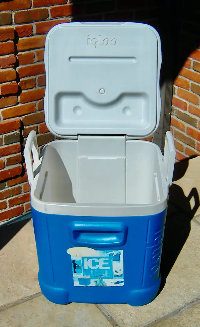 Large Vintage Igloo Ice Cube Food/Drink/Cooler 48 Quart Capacity63013092083713122