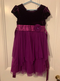 Children Purple party Dress size 5