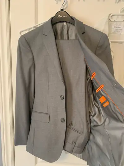Boys Moores Brand Grey Suit, View more