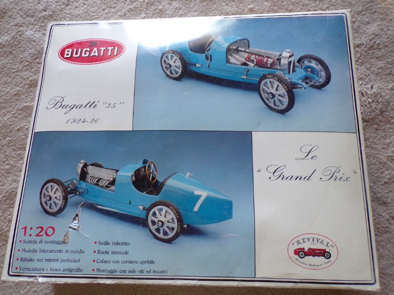 Revival Model Car KitItalian Bugatti '35' Hobbies & Crafts