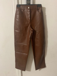 Aritzia Wilfred Free faux-leather pants size 2