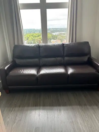 Leather couch, View more