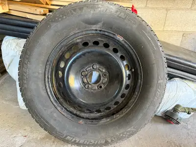 I have a set of four Michelin X-ice winter tires mounted on steel rims available for sale. 225/65R16...