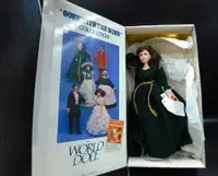 12'' SCARLETT O'HARA WORLD DOLL GREEN DRAPE DRESS,  BBQ OUTFIT