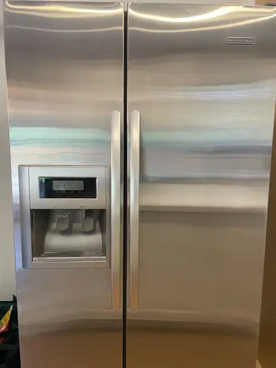 KitchenAid Stainless Steel Side-by-Side Refrigerator , View more