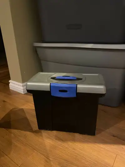 Hard Plastic File Box (2 in total), View more