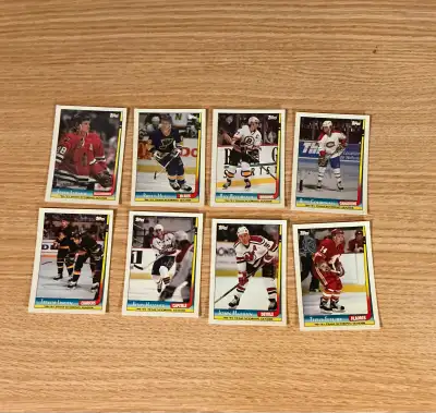 1990-91 Topps 21 card Team Scoring Leaders set-Gretzky, View more