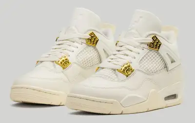 ** Air Jordan 4 Sail metallic Gold size 7W, 8W, 9W and 9.5W **, View more