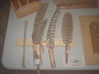 Native Smudging Fans & Talking Sticks