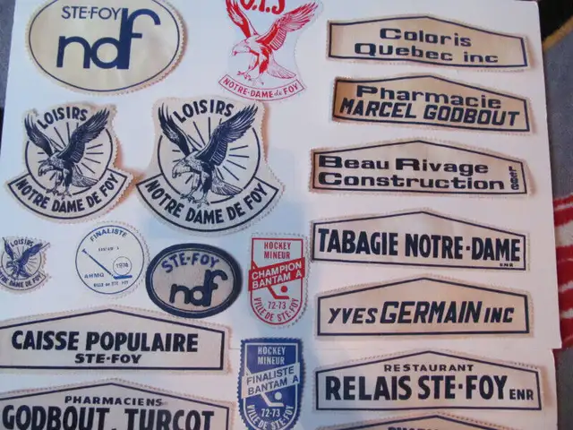 31 ECUSSON PATCH CREST NOTRE DAME STE.FOY QUEBEC 1970 HOCKEY in Arts & Collectibles in Laurentides - Image 3