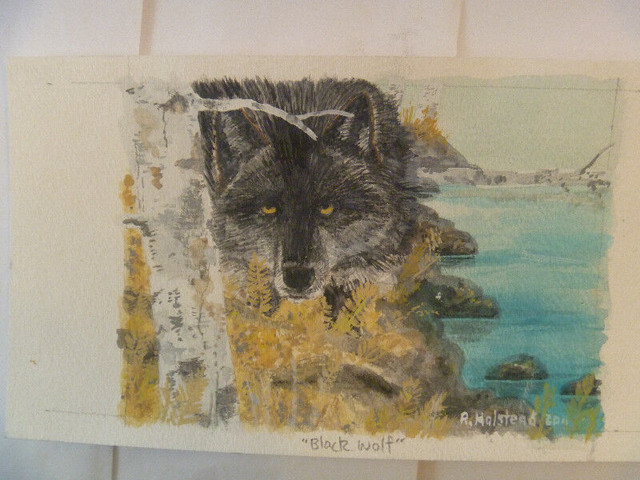 Timber Wolf  ORIGINAL ART - various sizes in Arts & Collectibles in Winnipeg - Image 4