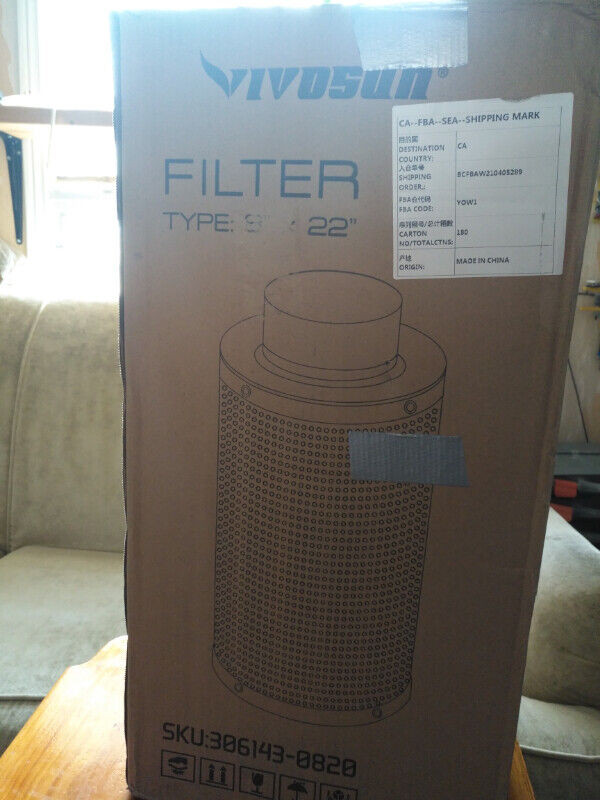 Carbon Filter    VIVOSUN    8 Inch Air in Other in City of Toronto - Image 4