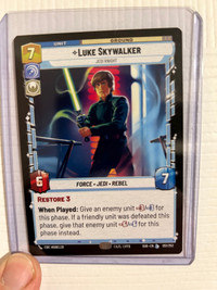Star Wars unlimited Luke Skywalker