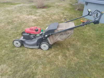 Honda HRX 217 lawnmower. Works as it should. Gone over last fall. Needs nothing. Starts normally fir...