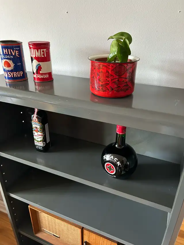 mcm vintage industrial shelf bookcase in Bookcases & Shelving Units in Ottawa - Image 3