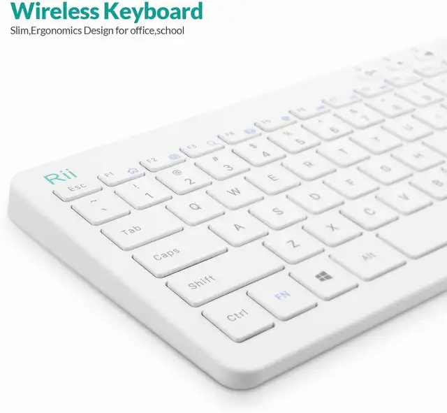 Wireless Keyboard and Mouse Combo - White in Mice, Keyboards & Webcams in City of Toronto - Image 4