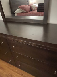 DOUBLE DRESSER WITH MIRROR (made in Canada)