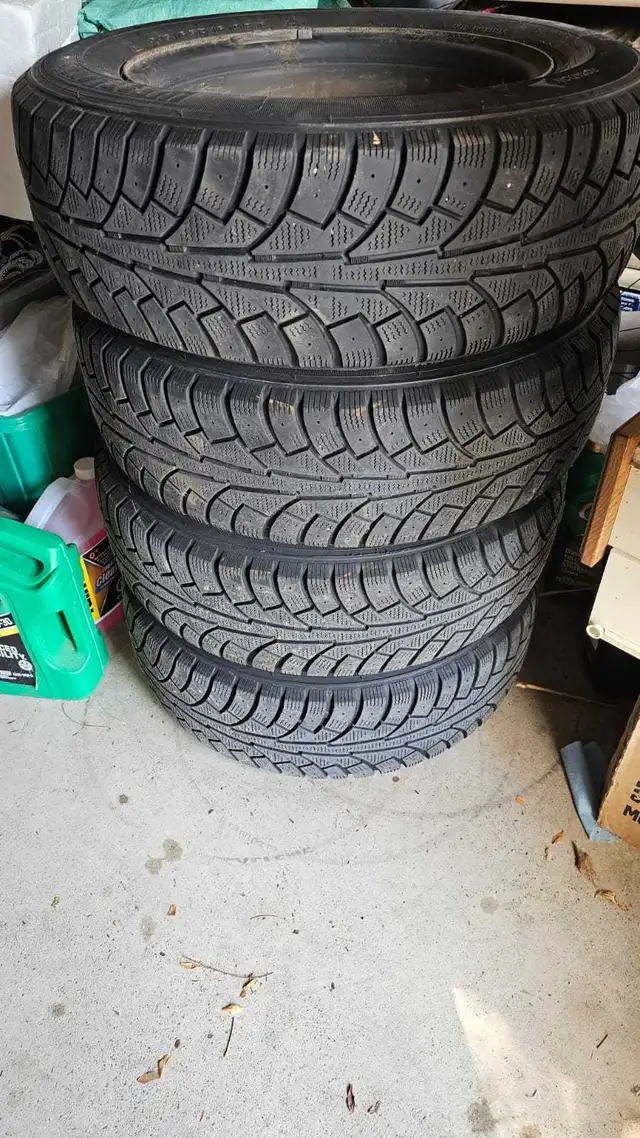 Winter Tires set (4) on steel rims in Tires & Rims in Guelph - Image 2