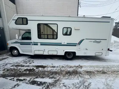 We are selling a small Class C Only 24 Feet Long Sleeps 6 Ford V10 Only 100,000 Kms New inspection i...