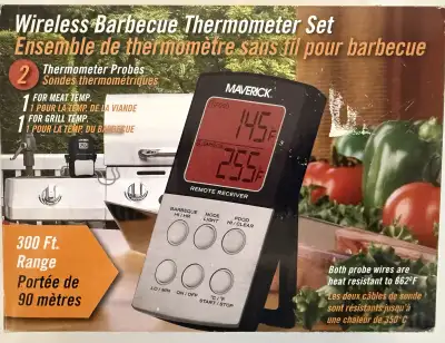 Wireless BBQ Thermometer New in Box, View more