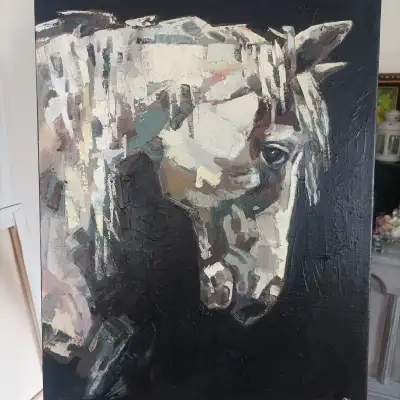 Original oil painting 21 by 16" on canvas