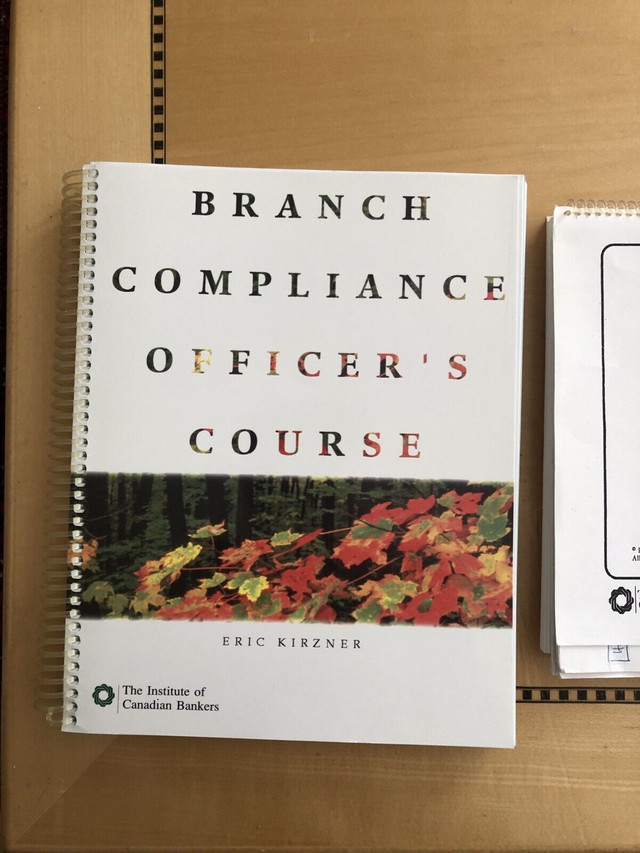 Branch Compliance Handbooks a in Textbooks in Ottawa