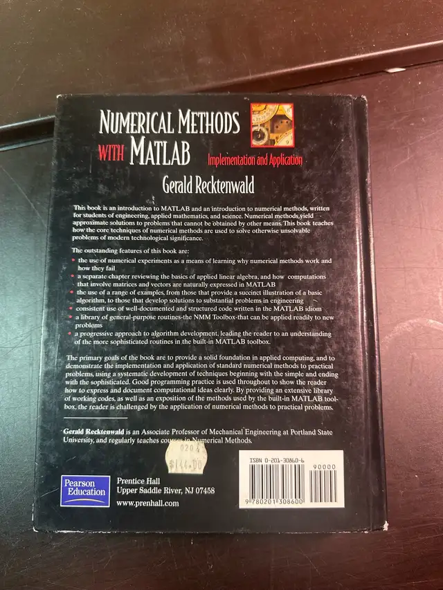 Numerical Methods With Matlab Implementation and Application 465057487803525120