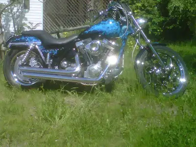 Bike is totally custom. 113 SS with 6 speed Jim's tranny. Bike handles extremely well and is awesome...