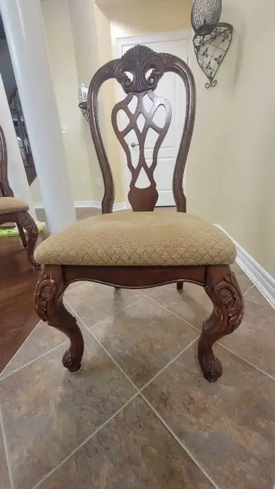 4 solid wood chairs, View more
