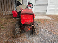 Gravely tractor and implements.  