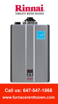 Rinnai Tankless Water Heater - $45.99 - RENT TO OWN