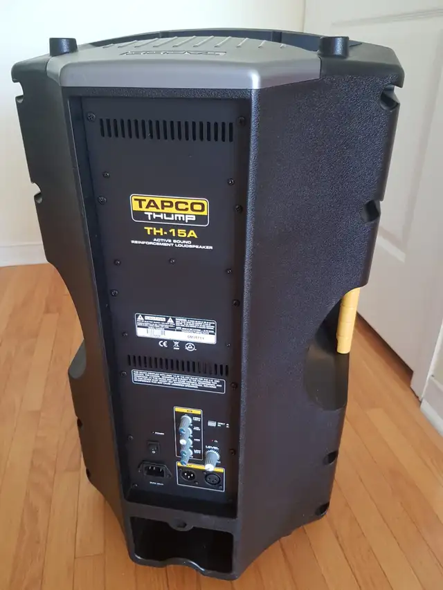 Tapco Thump TH-15A 400 watt powered speaker+Pelican 1690  Case in Performance & DJ Equipment in City of Toronto - Image 5
