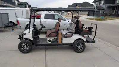 Brand new 6 seat electric golf cart for sale. 60v DC battery system 5kw motor Top Speed of 38-40km/h...