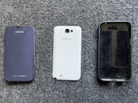 [Samsung Galaxy Note 2] cases + white back cover